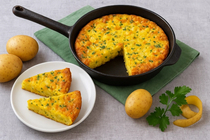 Фриттата с картофелем и сыром - вкусный итальянский завтрак за 30 минут